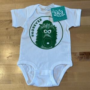 New baby onesie. Phillie Phanatic